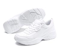 PUMA Damen Cilia Mode Shoes, Puma White-Puma Silver, 40.5 EU