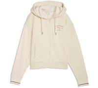 PUMA Class Comfort French Terry Kapuzenjacke Damen 87 - alpine snow XS