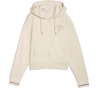 PUMA Class Comfort French Terry Kapuzenjacke Damen 87 - alpine snow XS