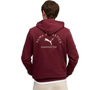 Hoodie PUMA "PUMA Class Graphic Hoodie Herren", Herren, Gr. L, rot (ruby shimmer rot), 66% Baumwolle, 34% Polyester, normal, Sweatshirts (24467940-L) ruby shimmer rot