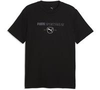 PUMA Herren Class T-Shirt mit Grafik S, Black