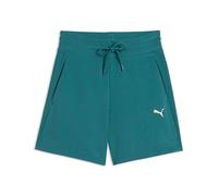 PUMA Class High-Waist 5'' French Terry Shorts Damen 41 - emerald ice L
