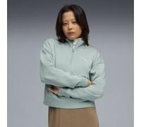 PUMA Class Kurzes Sweatshirt Damen, Kleidung, Grün, M Green