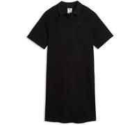 Sweatrock PUMA "CLASS POLO DRESS", Damen, Gr. S, schwarz (puma schwarz), Web, Obermaterial: 66% Baumwolle, 32% Polyester, 2% Elasthan, unifarben, kniebedeckend, Röcke, unifarbenes Design, kniebedecken