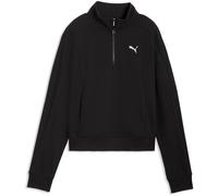 PUMA Class Relaxed 1/2-Zip Sweatshirt Damen 01 - PUMA black S