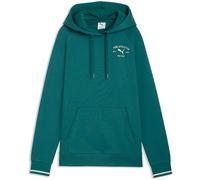 PUMA Class Relaxed French Terry Hoodie Damen 41 - emerald ice S