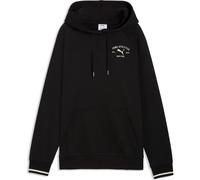 Kapuzensweatshirt PUMA "CLASS RELAXED HOODIE TR", Damen, Gr. XL, puma schwarz, Sweatware, Obermaterial: 68% Baumwolle, 32% Polyester, unifarben, relaxed fit normal, angesetztes Bündchen, Sweatshirts,