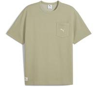 PUMA Class Relaxed Pinnacle T-Shirt Herren 82 - lux army XL