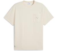 PUMA Class Relaxed Pinnacle T-Shirt Herren, Kleidung, Weiß, XXL White