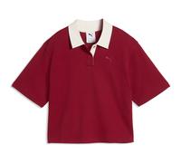 PUMA Class Relaxed Poloshirt Damen 23 - garnet glow XS