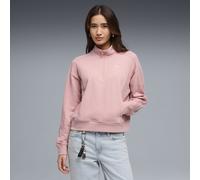 Sweatshirt PUMA "PUMA Class Relaxed Sweatshirt Damen", Damen, Gr. S, rosy outlook pink, Obermaterial: 68% Baumwolle, 32% Polyester. Taschenfutter: 100% Baumwolle. Rippe: 97% Baumwolle, 3% Elasthan. Ei