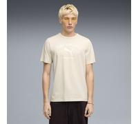 Puma Herren T-Shirt Class mit Grafik Alpine Snow Weiß 100% Baumwolle S