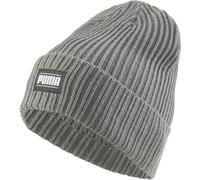 Puma Strickmütze (Beanie) Classic Cuff Unisex - Rippenstruktur - grau - 1 Stück