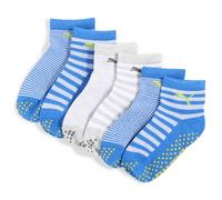 PUMA Baby Unisex Socken, 6er Pack - ABS SOCKS ECOM 6P Grau/Blau 23-26