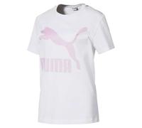 PUMA Classics Logo T-Shirt Damen weiÃŸ ink, S (36 EU)