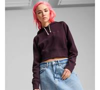 Puma Classics+ Relaxed Cropped Midnight Plume Hoodie für Damen Frau M M