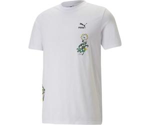 Puma CLASSICS Super Multi Graphic Herren T-Shirt, weiß L