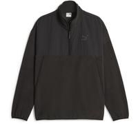 Puma Classics Utility Polar Fleece Half-Zip Pullover Männer in Gr. M in Schwarz