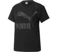 Puma Classics Women's Logo Tee T-Shirt XS schwarz