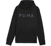 Puma Cloudspun Branded Herren Kapuzensweater, schwarz M
