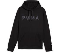 Puma Herren Cloudspun Branded Hoodie schwarz L
