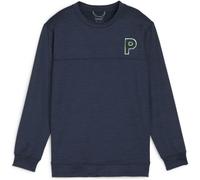 Puma Cloudspun Crewneck Jungen Pullover, blau 140