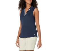 PUMA Cloudspun Piped Sl Poloshirt für Damen, tiefes Marineblau, X-Groß