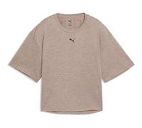 Puma Cloudspun Relaxed Damen T-Shirt, braun XS
