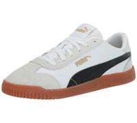 Puma Club 5v5 Damen-Sneaker, Puma Weiß-Puma Schwarz-Federgrau, 38.5 EU