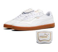PUMA Club Azura Leder Sneaker Damen 01 - PUMA white/gold 36