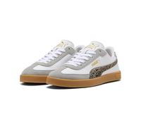 Puma Club II Era Animal Flair Damen Schuhe weiß grau braun - 38