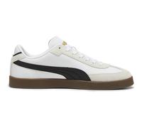 PUMA Club II ERA Unisex-Sneaker, Weiß/Schwarz-Vaporgrau, 10 UK