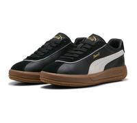 PUMA Damen Club KLASSIKA Sneaker, Black White Gold, 38 EU