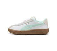 PUMA Club Klassika Sneakers Damen, Schuhe, Weiß/Mint Melt/Vapor Grau, 38 White