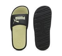 Sandale PUMA "Cool Cat 2.0 Sandalen Jugendliche", Jungen, Gr. 38, schwarz apple spritz grün, Obermaterial: Synthetik. Futter: Textil. Innensohle: Synthetik, Textil. Laufsohle: Synthetik, IMEVA, Schuhe