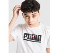 PUMA Core T-Shirt Kinder, Weiss - 9-10Y