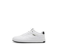 Puma Sneaker Court Classic Erwachsene Weiß/Schwarz/Gold Größe 42