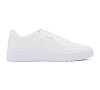 Puma Sneaker Court Classic Clean Damen Weiß/Hellgrau Synthetik Größe 44