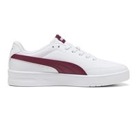 Sneaker PUMA "COURT CLASSIC CLEAN", Damen, Gr. 38, puma weiß, garnet glow, Synthetik, Schuhe Sneaker, mit SoftFoam+ Innensohle, mit Synthetik-Obermaterial, mit Schnürung (85281524-38) puma weiß, garne