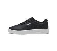 Puma Court Classic CLEAN, Unisex Sneaker, Puma Black-Puma Black-Puma White,