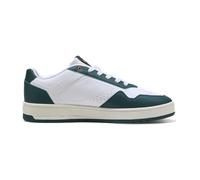 Puma Court Classic Sneaker 16 - PUMA white/dark myrtle/PUMA gold 47 für Herren, weiß, Größe 47 EU / 12,5 UK