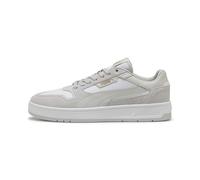 PUMA Court Classic Sneakers aus Wildleder Unisex, Schuhe, Weiß, 35.5