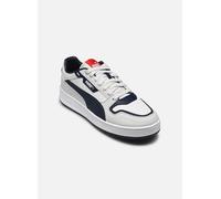 PUMA Unisex Court Classic Street Sneaker, White Navy-Feather Gray, 40 EU