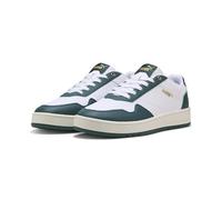 Puma Sneaker Court Classic 16 Weiß/Dark Myrtle/Gold Größe 46