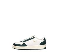 PUMA Court Classic, Unisex Sneaker, PUMA White-Dark Myrtle-PUMA Gold,