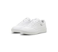 Sneaker PUMA "Court Classy Sneakers Damen" Gr. 37.5, weiß (white silver metallic) Schuhe Sneaker (51035735-37,5)