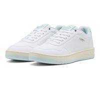 PUMA Court Classy Sneaker Damen 18 - PUMA white/sea glass/PUMA silver 40