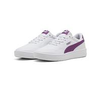 PUMA Court Lally Damen Sneaker, Puma White Plum Wine, 41 EU