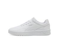 PUMA Court Lally Damen Sneaker, Puma White Puma White Cool Light Gray, 40.5 EU