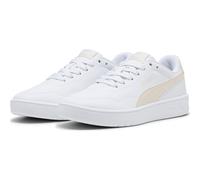 Sneaker PUMA "COURT LALLY", Damen, Gr. 37, puma weiß, alpine snow, Synthetik, Schuhe Sneaker, mit leicht profilierter Gummilaufsohle, mit Schnürverschluss (70699742-37) puma weiß, alpine snow